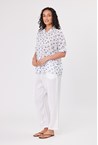 PUGLIA SPRIG SHIRT - blue flowr